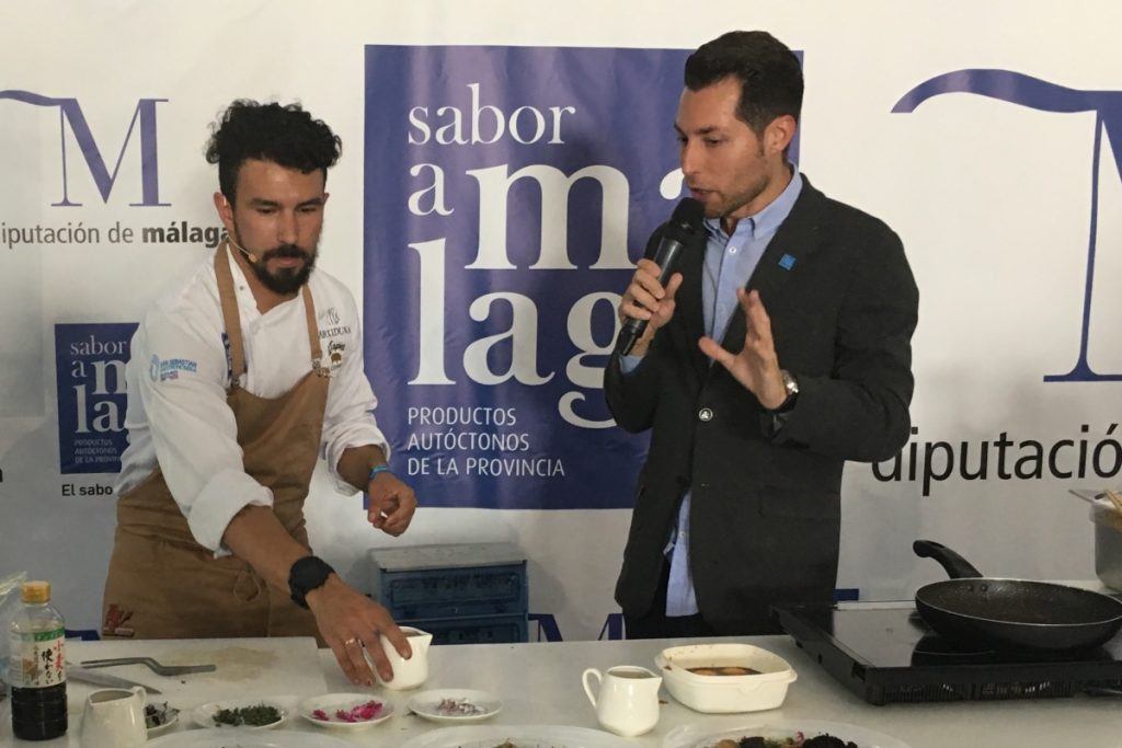 demotración culinaria Sabor Málaga Agrogant 2019 | @Clave_Economica