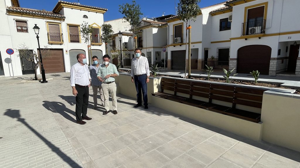 visita Ayuntamiento final obra PFEA urbanización El Tejar