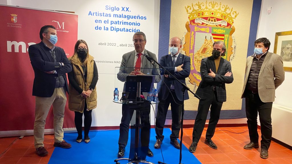 Inauguración de la exposición Con la exposición ‘Siglo XX, artistas malagueños en el patrimonio de la Diputación’ en el MAD Antequera