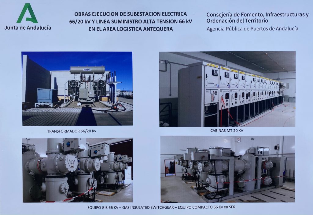 proyecto subestación eléctrica Puerto Seco de Antequera